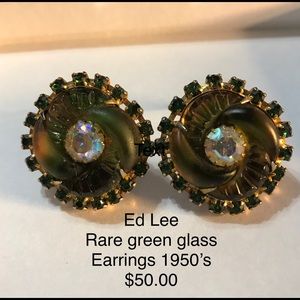 1950’s Rare Vintage Ed Lee Earrings